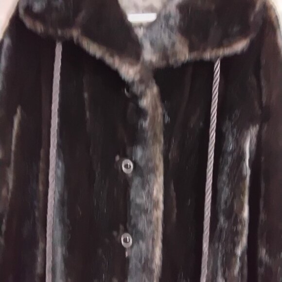 Sportowne Vintage Women's Grandella ll Faux Fur Coat Size 10 #537 - Picture 2 of 9